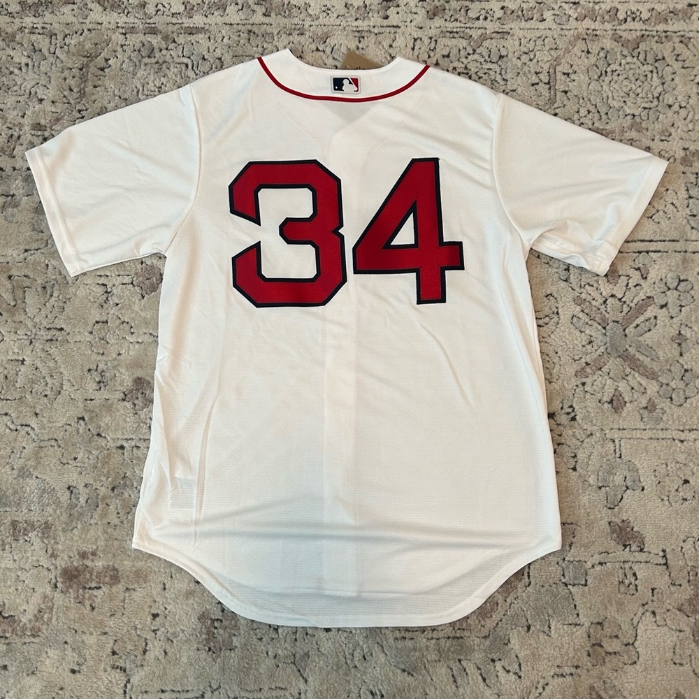 Nike Authentic Boston Red Sox David Ortiz #34 MLB White Jersey Men’s Sz: Medium